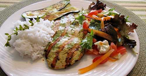 Poulet grillé à la coriandre