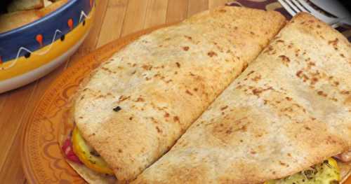 Quesadillas aux légumes grillés + 