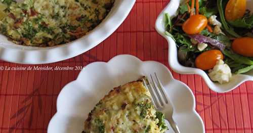 Quiche au chou frisé et aux tomates séchées + 