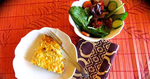 Quiche au riz à l’indienne + 