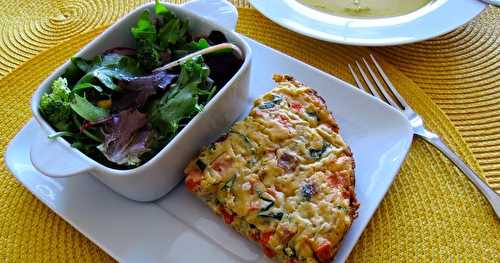 Quiche sans croûte aux légumes 