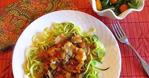 Ratatouille au poisson à l’indienne 