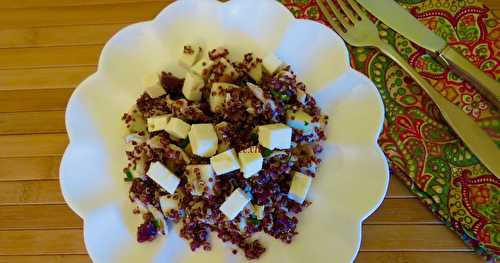  Salade de quinoa, façon grecque