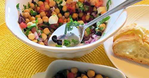 Salade grecque aux pois chiches