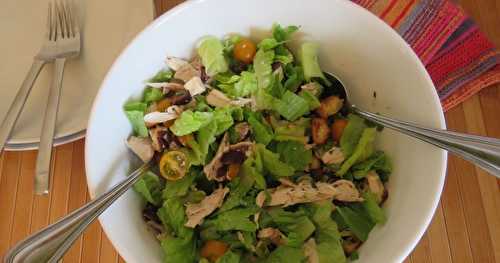 Salade-repas de poulet à la grecque + 