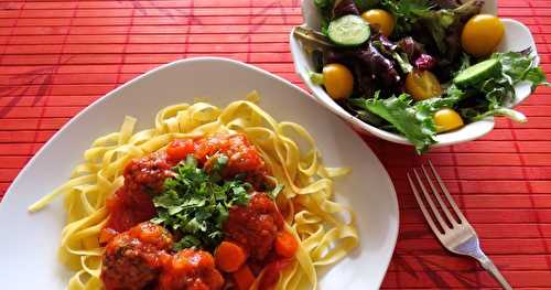 Sauce tomate vite prête aux saucisses merguez 