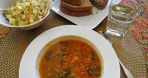 Soupe aux lentilles 