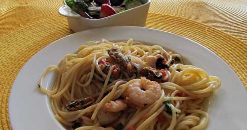 Spaghetti aux fruits de mer