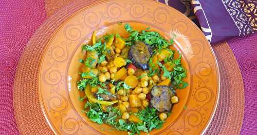 Tajine de légumes aux épices marocaines 