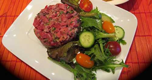 Tartare de boeuf sans façon 