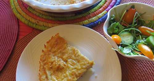 Tarte au saumon sockeye sur croûte de riz 