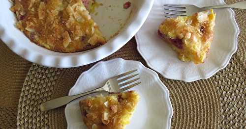 Tarte aux clémentines et aux framboises + bis