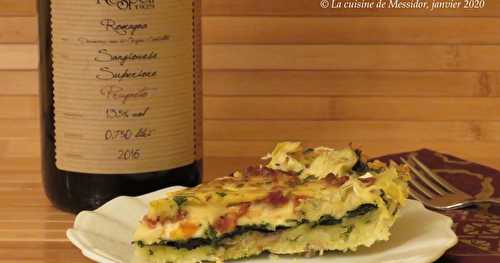 Tarte grecque en croûte de riz + 