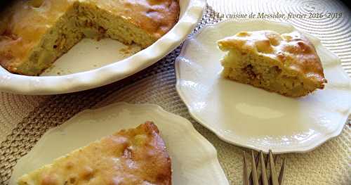 Tarte menteuse à la poire et au chocolat blanc (bis) 