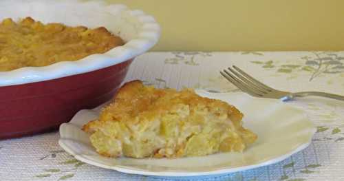 Tarte rustique à l’ananas frais + 