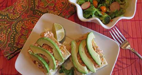 Tartines de saumon à l’avocat 