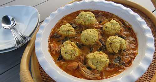 Transformer un reste de poulet en plat thaï avec boulettes de pâte + 