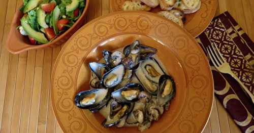 Moules au pineau des Charentes + 