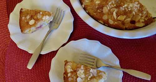 Tarte amandine aux clémentines et aux framboises + 