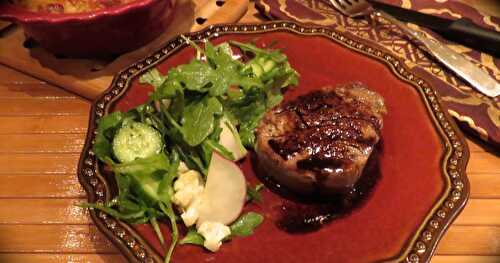 Filet de boeuf poêlé, sauce exquise + bis 