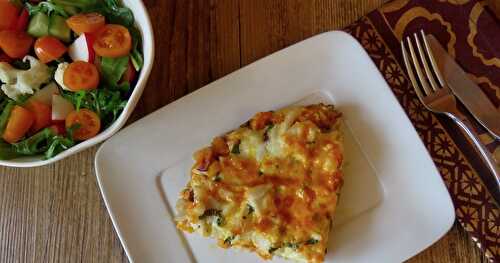 Gratin de poisson aux saveurs grecques + 