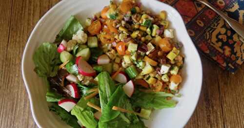 Salade de lentilles, façon grecque + 