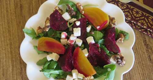 Salade aux deux betteraves + 