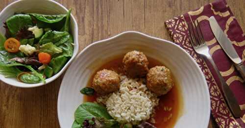 Boulettes de poulet, façon général Tao - bis 