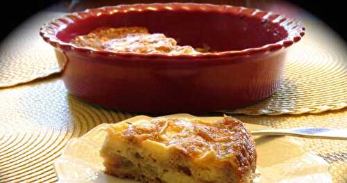  Gâteau léger aux pommes, nappage caramélisé - bis + 