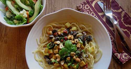 Spaghetti aux escargots en sauce suave + 