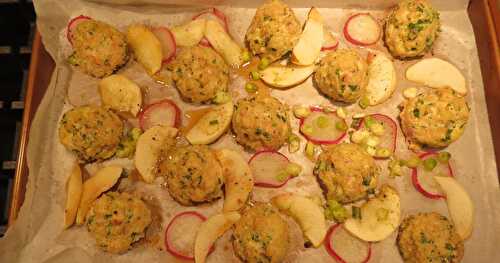 Boulettes de poulet au miel épicé + 