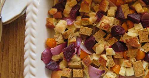 Panzanella gratinée craquante +