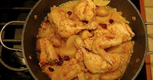 Casserole de poulet aux abricots et aux légumes + 