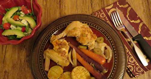 Casserole de poulet aux légumes et au romarin +