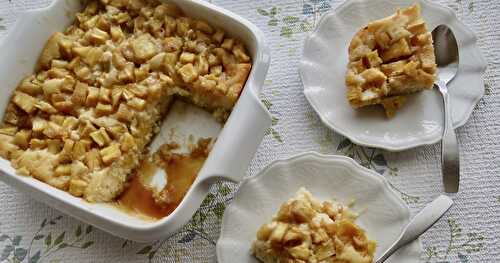 Pouding chômeur à l’ananas et  à l’érable  +