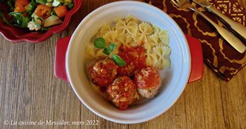 Boulettes de veau à l’italienne + 