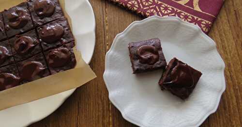 Brownies aux haricots noirs, bis + 