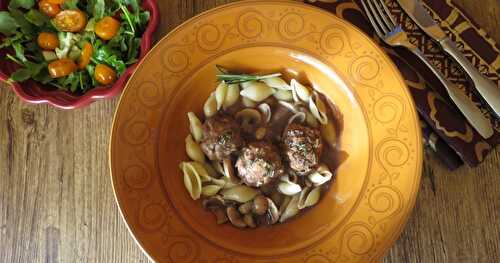 Boulettes de veau, romarin et porto 