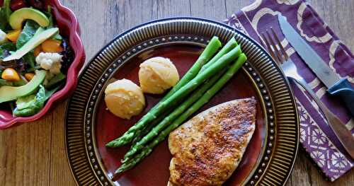 Escalopes de poulet au four