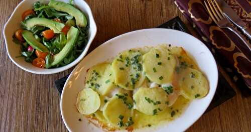 Filets de poisson en croûte de pommes de terre + 