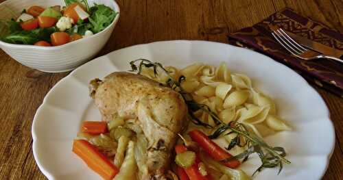 Poulet au fenouil et à l’estragon +