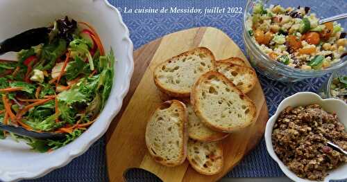 Repas canicule de juillet + 