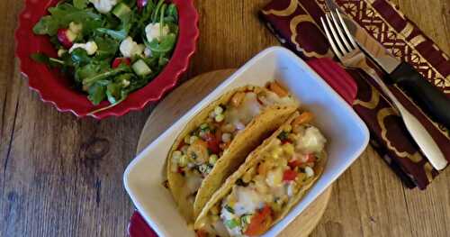 Tacos de poisson et salsa maison + 