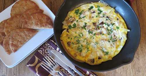Omelette dépanneuse, thon et champignons + 