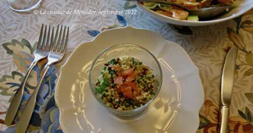 Pilaf de couscous au saumon fumé + 