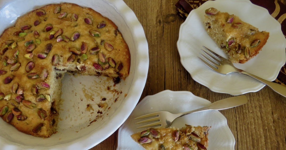 Tarte sans croûte, banane, pépites de chocolat et pistaches + 