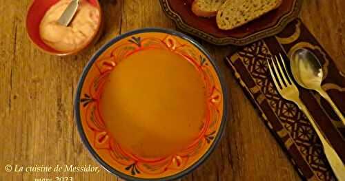 Soupe de poisson à la française, version simplifiée + 