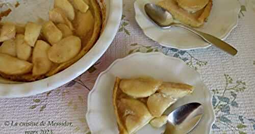 Tarte aux pommes sur pâte soufflée +