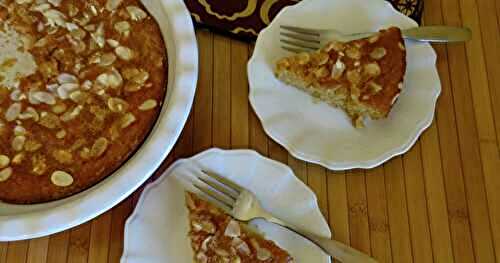 Tarte sans croûte aux amandes + 