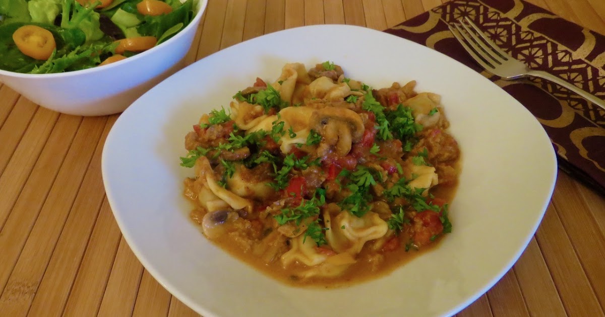 Tortellinis au poulet, sauce à la mexicaine +